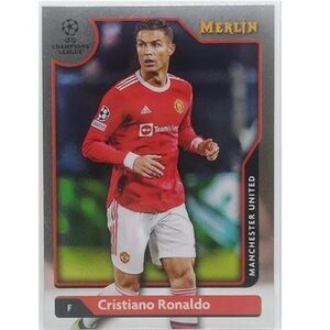 2021-22 CHRISTIANO RONALDO TOPPS MERLIN CHROME CARD